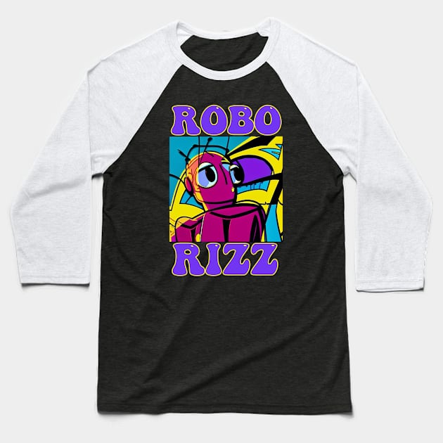 Robo Rizz Baseball T-Shirt by DreamsofDubai